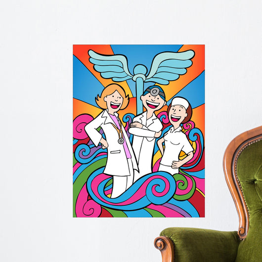 Healthcare Group Wall Decal