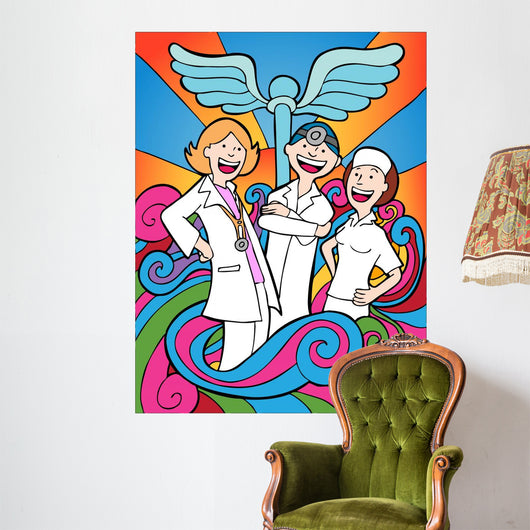 Healthcare Group Wall Decal