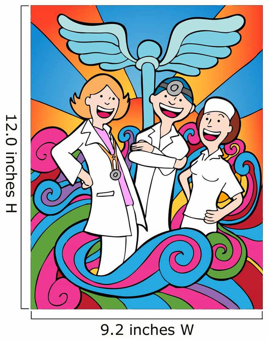 Healthcare Group Wall Decal