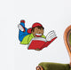 Child Reading Book Wall Decal
