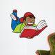 Child Reading Book Wall Decal
