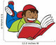 Child Reading Book Wall Decal