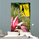 Cautionary T-rex Crossing Sign Wall Decal