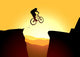 Jump Mountain Bike Wall Decal