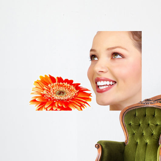 Woman Face Wall Decal