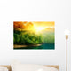 Sunset Jungle Thailand Wall Decal Design 1