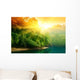Sunset Jungle Thailand Wall Decal Design 1