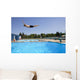 Diving Into A Pool Wall Mural