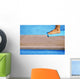 Feet On A Diving Board Wall Mural