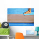Feet On A Diving Board Wall Mural