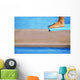 Feet On A Diving Board Wall Mural