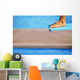 Feet On A Diving Board Wall Mural