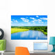River and Summer Nature Wall Decal Design 1