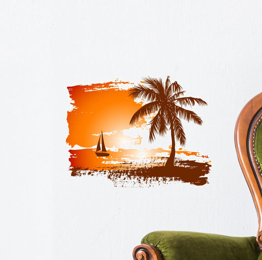 Beach Wall Decal Design 2