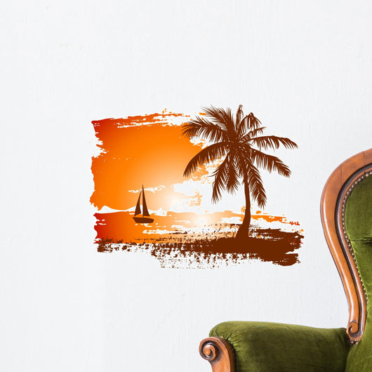 Beach Wall Decal Design 2