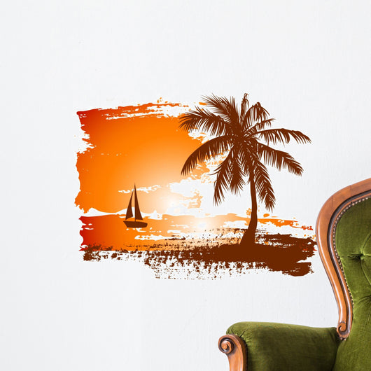 Beach Wall Decal Design 2