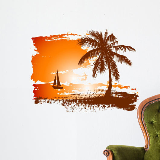 Beach Wall Decal Design 2