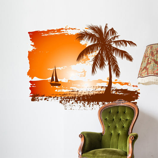 Beach Wall Decal Design 2