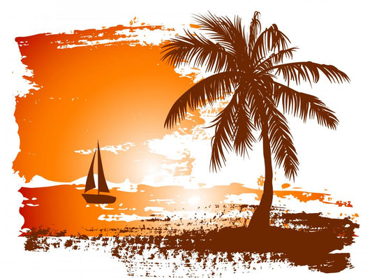 Beach Wall Decal Design 2