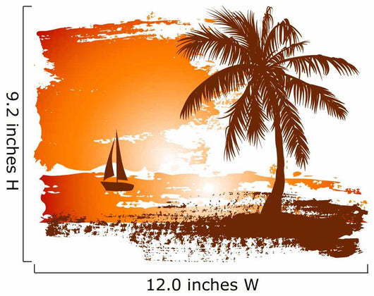 Beach Wall Decal Design 2