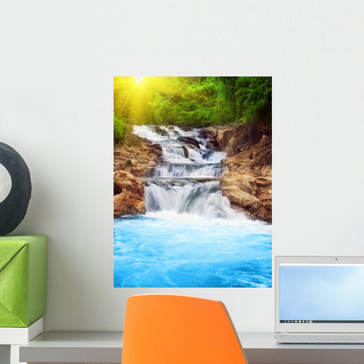Waterfall Wall Decal Design 3