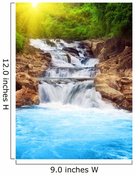 Waterfall Wall Decal Design 3