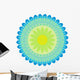 Blue Green Mandala Wall Decal