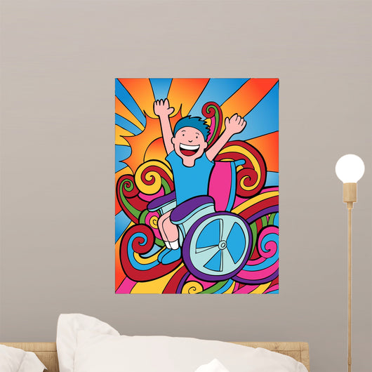 Disabled Child Wall Decal