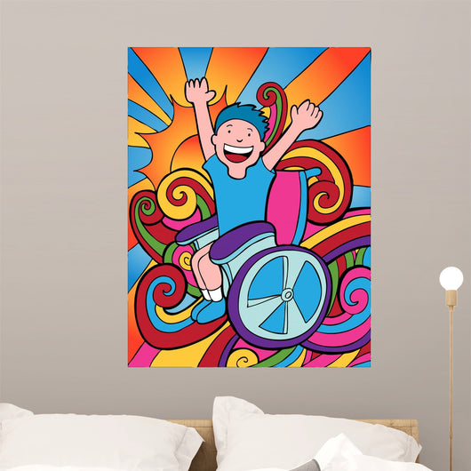 Disabled Child Wall Decal