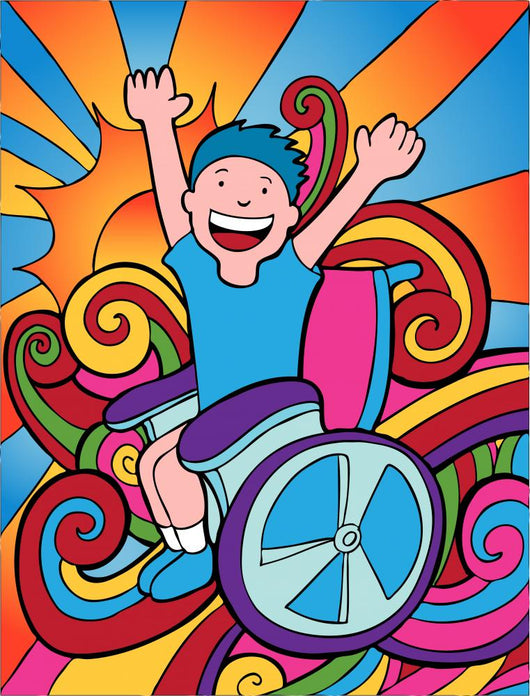 Disabled Child Wall Decal
