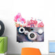 Watercolor Photographer Circus Wall Decal