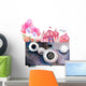 Watercolor Photographer Circus Wall Decal
