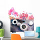 Watercolor Photographer Circus Wall Decal