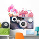 Watercolor Photographer Circus Wall Decal