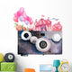 Watercolor Photographer Circus Wall Decal