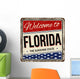 Vintage Welcome to Florida Wall Decal