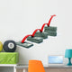 Graph with Profit Growth Wall Decal