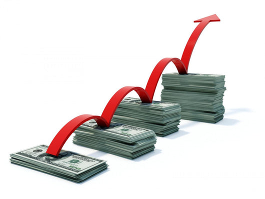 Graph with Profit Growth Wall Decal