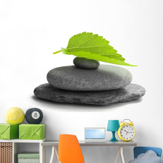 Tree Leaf Stone and Wall Decal