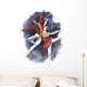 Watercolor Ballet Couple Dancers Wall Decal