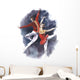 Watercolor Ballet Couple Dancers Wall Decal