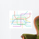 Underground Map Wall Decal