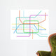 Underground Map Wall Decal