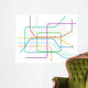 Underground Map Wall Decal