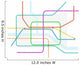 Underground Map Wall Decal