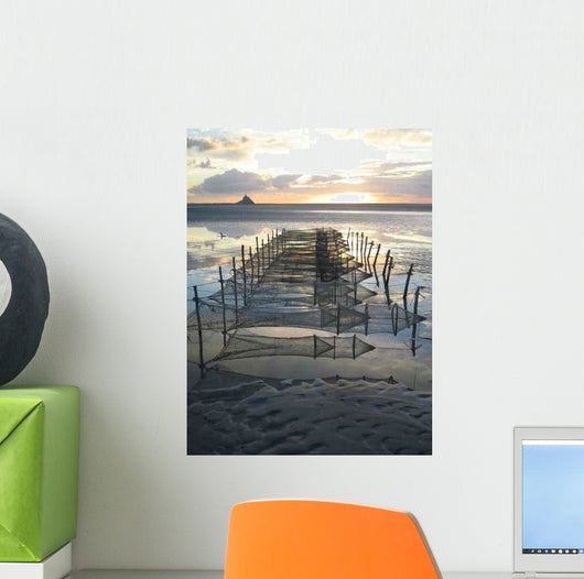 Mont Saint Michel Wall Decal Design 1