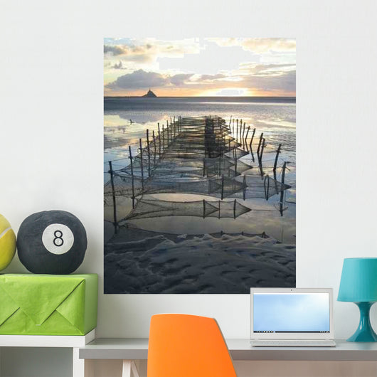 Mont Saint Michel Wall Decal Design 1