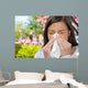 Frau Allergie Taschentuch Wall Decal