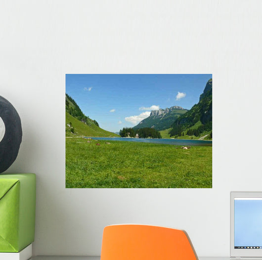 Wasserauen Seealpsee Appenzell Wall Decal Design 1