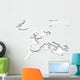 3D Europe Illustration Wall Decal